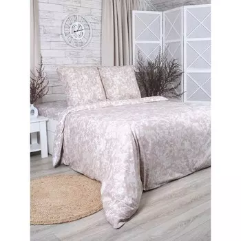 Постельное бельё евро Charmer Sand, размер 215х240 см, 200х220 см, 50х70 см - 2 шт