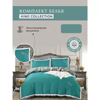Постельное бельё евро Diva Afrodita King collection, размер 230х250 см, 200х230 см, 50x70 см - 2 шт