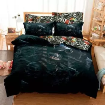 Постельное бельё евро «Египет», размер 220x240 см, 220x200 см, 50x70 см - 2 шт