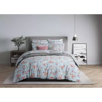 Постельное бельё евро Flower morning, размер 240х214 см, 200х215 см, 70х70 см - 2 шт