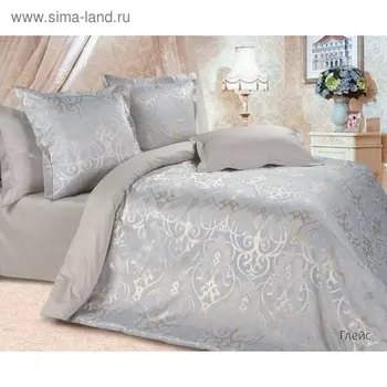 Постельное бельё евро «Глейс», размер 200х220 см, 220х240 см, 70х70 см - 2 шт, 50х70 см - 2 шт