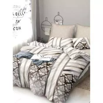 Постельное бельё евро Gold Texas, размер 215x240 см, 200x220 см, 70x70 см - 2 шт, 50x70 см - 2 шт