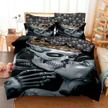 Постельное бельё евро «Готика», размер 220x240 см, 200x220 см, 50x70 см - 2 шт