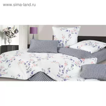 Постельное бельё евро «Эмилия», размер 220х240 см, 200х220 см, 70х70 см - 2 шт, 50х70 см - 2 шт