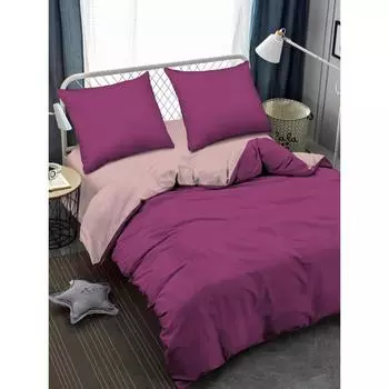 Постельное бельё евро Leila, размер 200x210 см, 200x215 см, 70x70 см - 2 шт