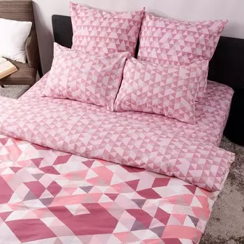 Постельное бельё евро Luisa de Rizzo «Кристалл», поплин