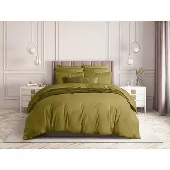 Постельное бельё евро Olive, размер 240х214 см, 220х215 см, 70х70 см - 2 шт