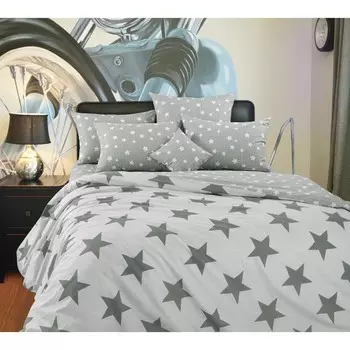 Постельное бельё евро «Орион », размер 220х240 см, 210х215 см, 70х70 см - 2 шт