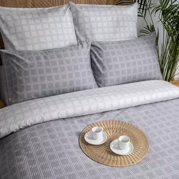 Постельное бельё евро Pixel, размер 235х260 см, 200х215 см, 50х70 см - 2 шт, 70х70 - 2 шт