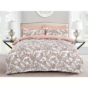 Постельное бельё евро Pure Cotton, размер 220x240 см, 200x220 см, 50x70 см - 2 шт, 70x70 см - 2 шт