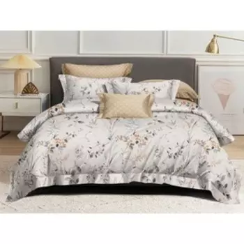 Постельное бельё евро Pure Cotton, размер 220х240 см, 200х220 см, 50х70 см - 2 шт, 70х70 см - 2 шт