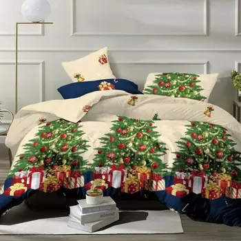 Постельное бельё Евро, размер 200х215, 200х215, 70х70 2шт бязь 120гр 100% хлопок