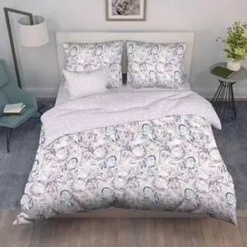 Постельное бельё евро, размер 200х220 см, 200х215 см, 70х70 см - 2 шт