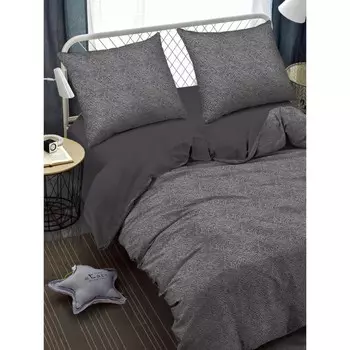 Постельное бельё евро, размер 200x210 см, 200x215 см, 70x70 см - 2 шт