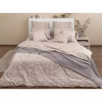 Постельное бельё евро, размер 220х240 см, 210х225 см, 70х70 см - 2 шт, 50х70 см - 2 шт