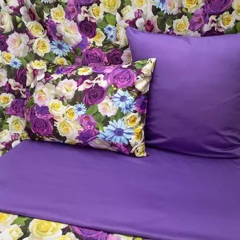 Постельное бельё евро, размер 220х240 см, 200х220 см, 50х70 см - 2 шт, 70х70 см - 2 шт