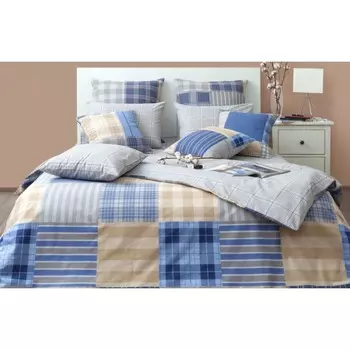 Постельное бельё евро, размер 220х240 см, 210х225 см, 50х70 см - 2 шт, 70х70 см - 2 шт