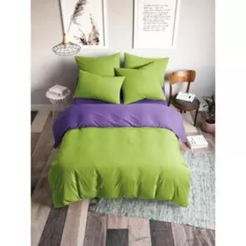 Постельное бельё евро, размер 220х240 см, 200х220 см, 50х70 см - 2 шт