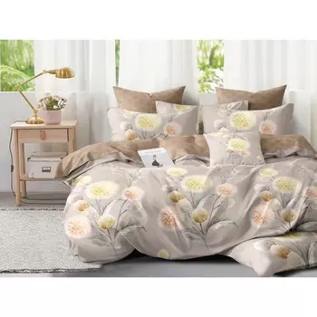 Постельное бельё евро, размер 220х240 см, 200х220 см, 50х70 см - 2 шт, 70х70 см - 2 шт