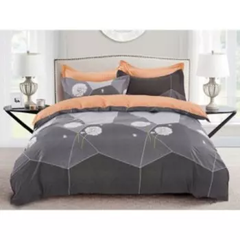 Постельное бельё дуэт, размер 220х240 см, 145х215 см - 2 шт, 50х70 см - 2 шт, 70х70 см - 2 шт