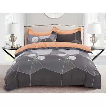 Постельное бельё евро, размер 220х240 см, 200х220 см, 50х70 см - 2 шт, 70х70 см - 2 шт