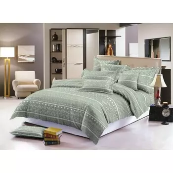 Постельное бельё евро, размер 220x240 см, 200x220 см, 70x70 см - 2 шт