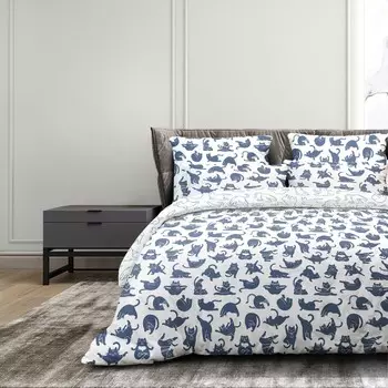 Постельное бельё евро, размер 220x240 см, 200x220 см, 50x70 см - 2 шт