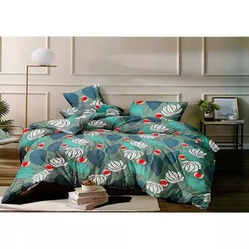 Постельное бельё евро, размер 220x240 см, 200x220 см, 70x70 см - 2 шт