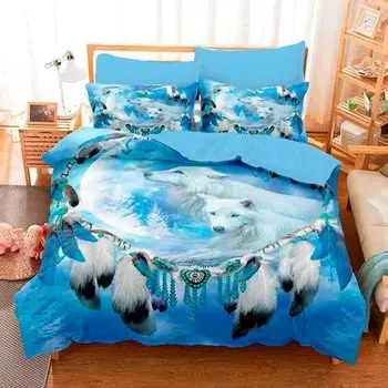 Постельное бельё евро, размер 220x240 см, 200x220 см, 50x70 см - 2 шт