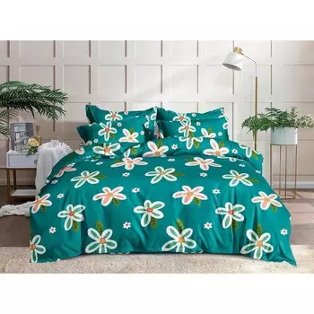 Постельное бельё евро, размер 220x240 см, 200x220 см, 70x70 см - 2 шт