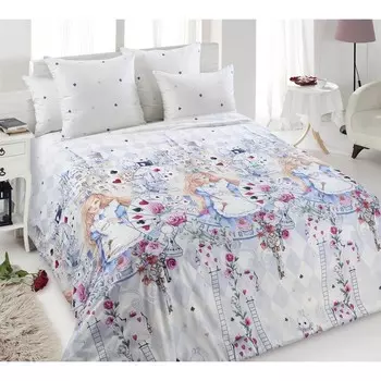 Постельное бельё евро, размер 220x240 см - 210x215 см, 70x70 см - 2 шт