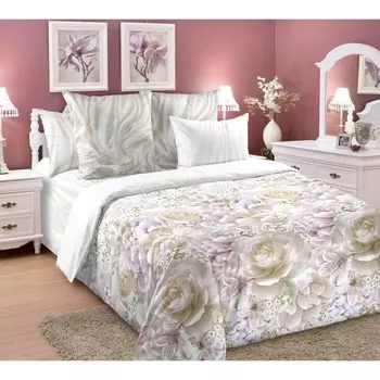 Постельное бельё евро, размер 220x240 см - 210x215 см, 50x70 см - 2 шт, 70x70 см - 2 шт