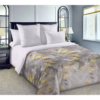 Постельное бельё евро, размер 220x240 см - 210x215 см, 70x70 см - 2 шт