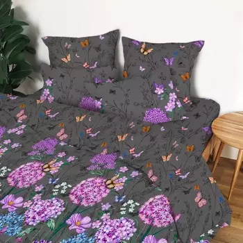 Постельное бельё евро, размер 220x240 см, 215x220 см, 70x70 см - 2 шт