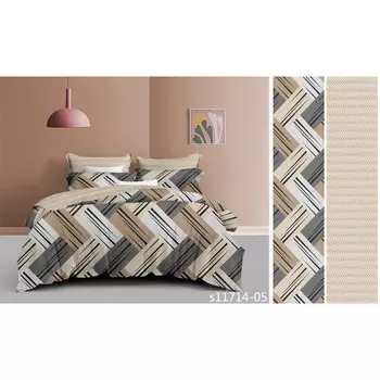 Постельное бельё евро, размер 220x240 см, 200x220 см, 50x70 см - 2 шт