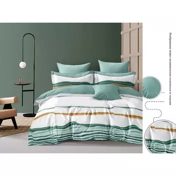 Постельное бельё евро, размер 220x240 см, 200x220 см, 70x70 см - 2 шт