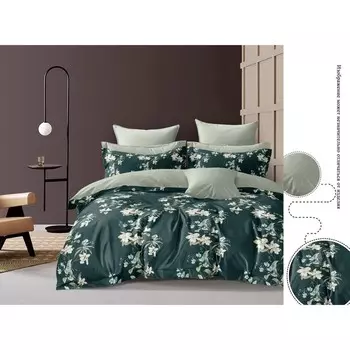 Постельное бельё евро, размер 220x240 см, 200x220 см, 70x70 см - 2 шт