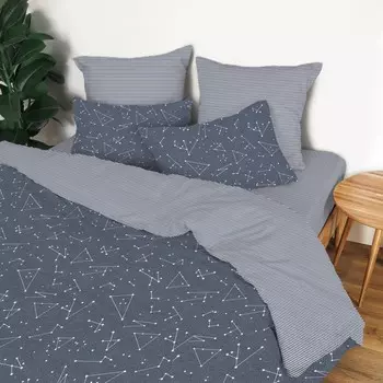 Постельное бельё евро, размер 220x240 см, 215x220 см, 70x70 см - 2 шт