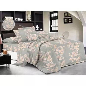 Постельное бельё евро, размер 220x240 см, 200x220 см, 70x70 см - 2 шт