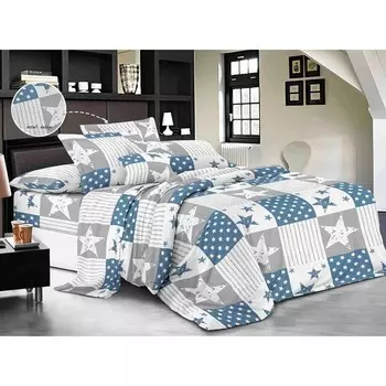 Постельное бельё евро, размер 220x240 см, 200x220 см, 70x70 см - 2 шт