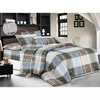 Постельное бельё евро, размер 220x240 см, 200x220 см, 70x70 см - 2 шт