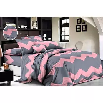 Постельное бельё евро, размер 220x240 см, 200x220 см, 70x70 см - 2 шт