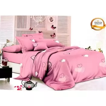 Постельное бельё евро, размер 220x240 см, 200x220 см, 70x70 см - 2 шт