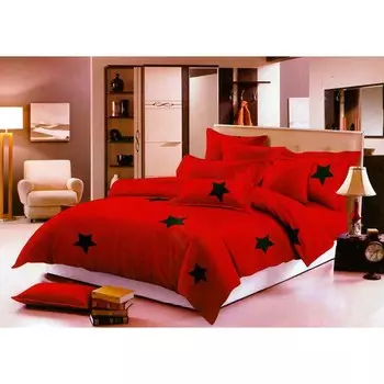 Постельное бельё евро, размер 220x240 см, 200x220 см, 70x70 см - 2 шт