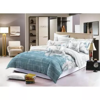 Постельное бельё евро, размер 220x240 см, 200x220 см, 70x70 см - 2 шт