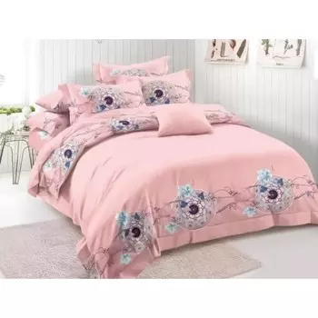 Постельное бельё евро, размер 220x240 см, 200x220 см, 70x70 см - 2 шт