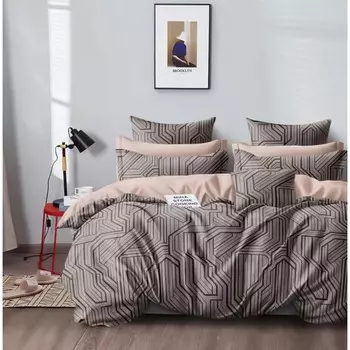 Постельное бельё евро, размер 220x240 см, 200x220 см, 50x70 см - 2 шт