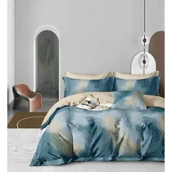 Постельное бельё евро, размер 220x240 см, 200x220 см, 50x70 см - 2 шт