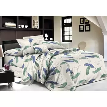 Постельное бельё евро, размер 220x240 см, 200x220 см, 70x70 см - 2 шт