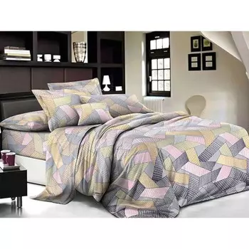 Постельное бельё евро, размер 220x240 см, 200x220 см, 70x70 см - 2 шт